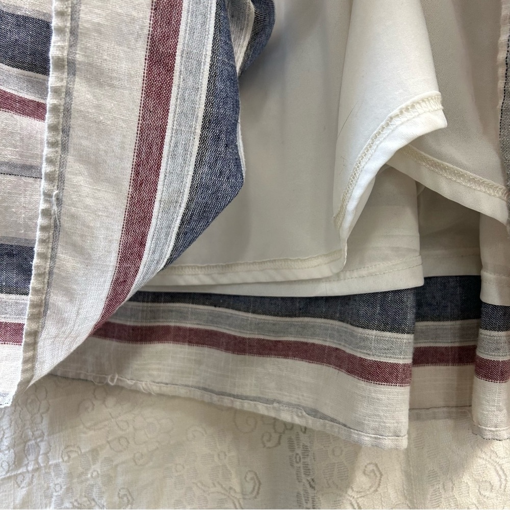 PinkBlush Cotton Striped Halter Neck Maternity Dress size large - Picture 9 of 15